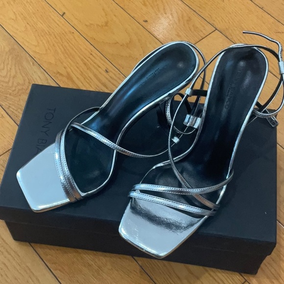 Tony Bianco Franci Sandal Silver Foil, Size: 7 - Picture 8 of 14